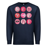 Navy new year 2024 Premium Sweatshirt - MaliasSmallBusiness