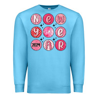 Ocean Blue new year 2024 Premium Sweatshirt - MaliasSmallBusiness