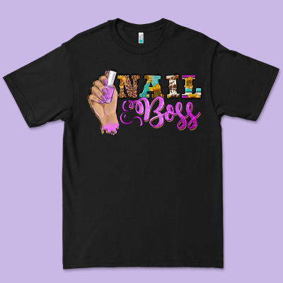 Nail Boss Premium Tee Designed By Barkaloodesign