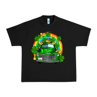 Black st patricks shamrock gold rainbow truck Urban Heavy Tee - FaDigitalArtStudio