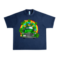 Navy st patricks shamrock gold rainbow truck Urban Heavy Tee - FaDigitalArtStudio