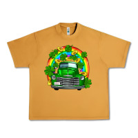 Peanut Butter st patricks shamrock gold rainbow truck Urban Heavy Tee - FaDigitalArtStudio