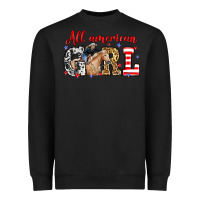 Black All American girl with cowgirl Heavyweight Sweatshirt - Neo Western