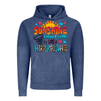 Vintage Denim sunshine mixed with a little hurricane Vintage Hoodie - Zillion Design Studio
