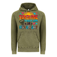 Vintage Olive sunshine mixed with a little hurricane Vintage Hoodie - Zillion Design Studio