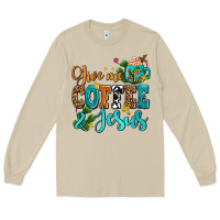 Mushroom gıve me coffee and jesus Long Sleeve Tee - AdoDesignShop
