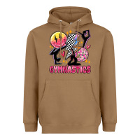 Toasted Coconut retro gymnastics Heavyweight Hoodie - MaliasSmallBusiness