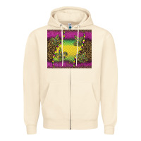 Sandshell mardi gras  leopard pink glitter Zipper Hoodie - BarkalooDesign