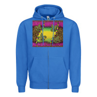 True Royal mardi gras  leopard pink glitter Zipper Hoodie - BarkalooDesign
