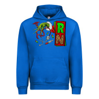 Cobalt Christmas Character  Nurse Urban Hoodie - NancyCooperArtShop
