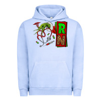 Pigment Grape Ice Christmas Character  Nurse Urban Hoodie - NancyCooperArtShop