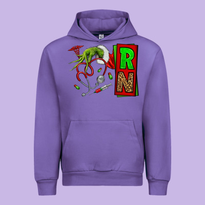 Christmas Character  Nurse Urban Hoodie Designed By Nancycooperartshop