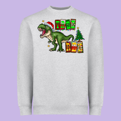 Tree Rex Heavyweight Sweatshirt Designed By Cowhidedigitalart