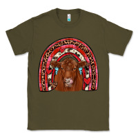 Army Green valentines red angus rainbow Classic Tee - JahusDesignShop