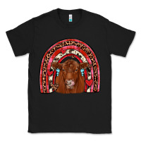 Black valentines red angus rainbow Classic Tee - JahusDesignShop