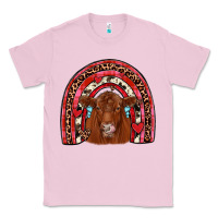 Bubblegum Pink valentines red angus rainbow Classic Tee - JahusDesignShop