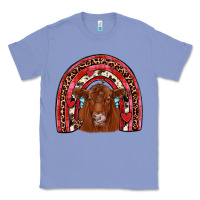 Colony Blue valentines red angus rainbow Classic Tee - JahusDesignShop