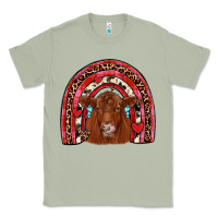 Matcha valentines red angus rainbow Classic Tee - JahusDesignShop