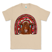 Mushroom valentines red angus rainbow Classic Tee - JahusDesignShop