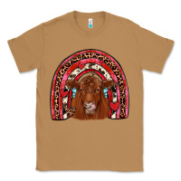 Toasted Coconut valentines red angus rainbow Classic Tee - JahusDesignShop