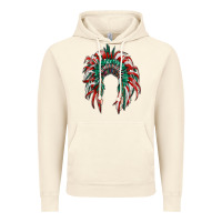Vintage Artic mexican flag indian headdress Vintage Hoodie - RanaPortraitStore
