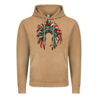 Vintage Camel mexican flag indian headdress Vintage Hoodie - RanaPortraitStore