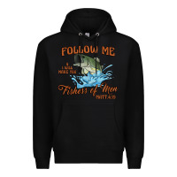 Black fishers of men Premium Hoodie - Artiststas