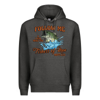 Charcoal Heather fishers of men Premium Hoodie - Artiststas