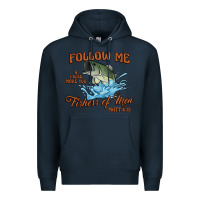 Navy fishers of men Premium Hoodie - Artiststas