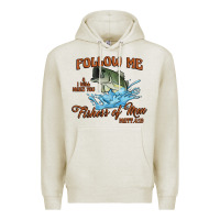 Oatmeal Heather fishers of men Premium Hoodie - Artiststas