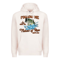 Pale Pink fishers of men Premium Hoodie - Artiststas