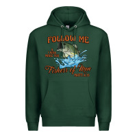 Sports Green fishers of men Premium Hoodie - Artiststas
