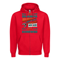 Red if grampa can't fix it we are all screwed Zipper Hoodie - Jasminsmagicworld