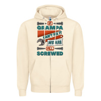 Sandshell if grampa can't fix it we are all screwed Zipper Hoodie - Jasminsmagicworld