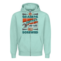 Seafoam if grampa can't fix it we are all screwed Zipper Hoodie - Jasminsmagicworld