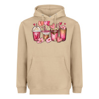 Mushroom valentines day coffee cups Heavyweight Hoodie - MaliasSmallBusiness