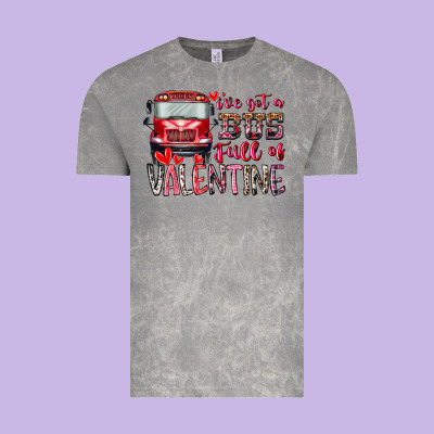 I've Got Bus Full Of Valentine Vintage Tee Designed By Racoondesign