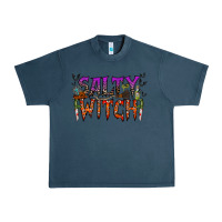 Midnight Navy salty witch Urban Heavy Tee - RacoonDesign