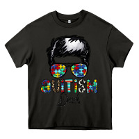Asphalt autism dad Heavy Core Tee - CowhideDigitalArt