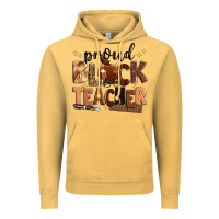Vintage Mustard proud black teacher Vintage Hoodie - Zillion Design Studio