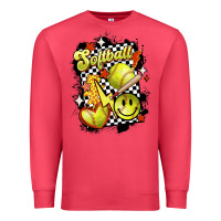 Cardinal vintage softball Premium Sweatshirt - MaliasSmallBusiness