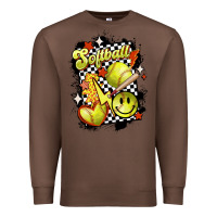Chestnut vintage softball Premium Sweatshirt - MaliasSmallBusiness