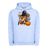 Pigment Grape Ice Boo Heifer Cow Halloween Urban Hoodie - texasbilliewilder