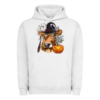Pigment Lunar Rock Boo Heifer Cow Halloween Urban Hoodie - texasbilliewilder