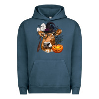 Boo Heifer Cow Halloween Urban Hoodie | Teevron