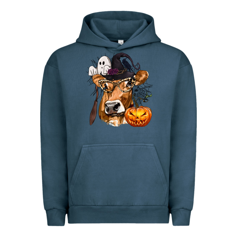 Boo Heifer Cow Halloween Urban Hoodie by texasbilliewilder | Teevron