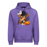 Tulip Boo Heifer Cow Halloween Urban Hoodie - texasbilliewilder