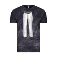 Cloud Black baseball uniform pant fa element Vintage Tee - FaDigitalArtStudio