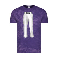 Cloud Purple baseball uniform pant fa element Vintage Tee - FaDigitalArtStudio