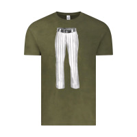 Vintage Olive baseball uniform pant fa element Vintage Tee - FaDigitalArtStudio